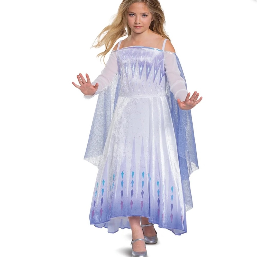 Kids Ice Princess Costume - Purple and White